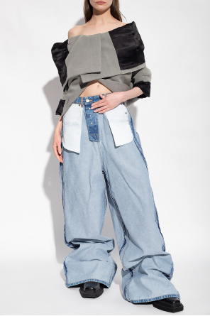 Jeans with inside-out effect od VETEMENTS